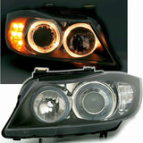 Scheinwerfer für BMW E90 Angel Eyes LED Blinker 03.2005-08.2008