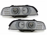 Scheinwerfer für BMW E39 5er 95-2000 LED indicator chrom