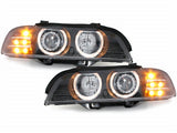 Scheinwerfer für BMW E39 5er 95-2000 LED indicator schwarz