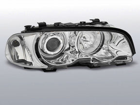 Chrom Angel Eyes Scheinwerfer CCFL für BMW E46 Coupe Cabrio 1999-2003