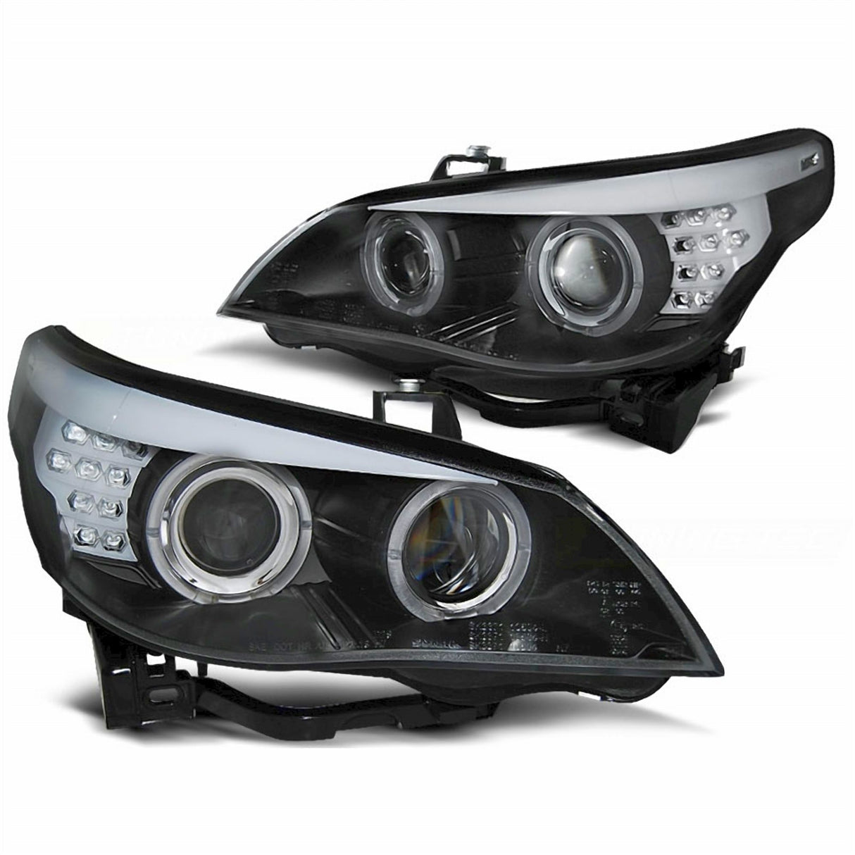 LED Scheinwerfer Set für BMW E60/E61 2003-2007 schwarz