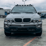 Angel Eyes Xenon Scheinwerfer Set Schwarz für BMW X5 E53 11/2003–2006