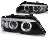 Xenon D2S Scheinwerfer für BMW X5 E53 CCFL Angel Eyes 11.2003 - 2006