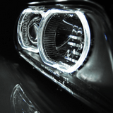 LED Angel Eyes Scheinwerfer Set LED H7/H7 schwarz für BMW E39 09/1995-2000