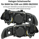 LED Angel Eyes Scheinwerfer Set LED H7/H7 schwarz für BMW E39 09/1995-2000