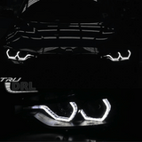 LED Tagfahrlicht Scheinwerfer Set im schwarzen Design für BMW 3er F30 F31 2011–2015