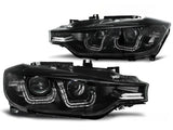 D1S Xenon Scheinwerfer für BMW F30/F31 10/2011-05/2015 schwarz LED Tagfahrlicht