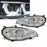 LED Angel Eyes Tagfahrlicht Scheinwerfer für BMW X5 E70 07-13