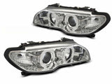 Angel Eyes Scheinwerfer CCFL chrom für BMW E46 04.2003-2006 Coupe Cabrio