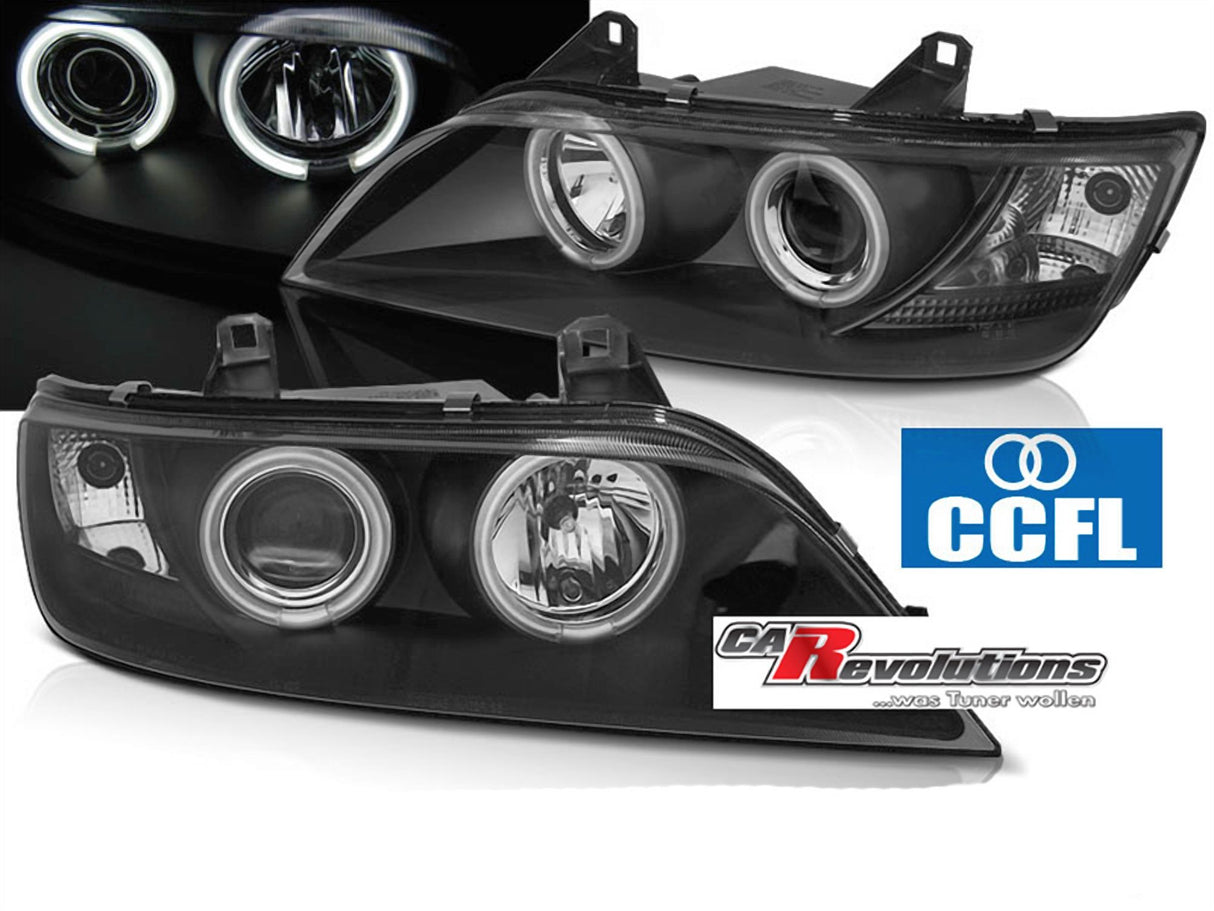 CCFL Angel Eyes Scheinwerfer Set schwarz für BMW Z3 01.1996-2002