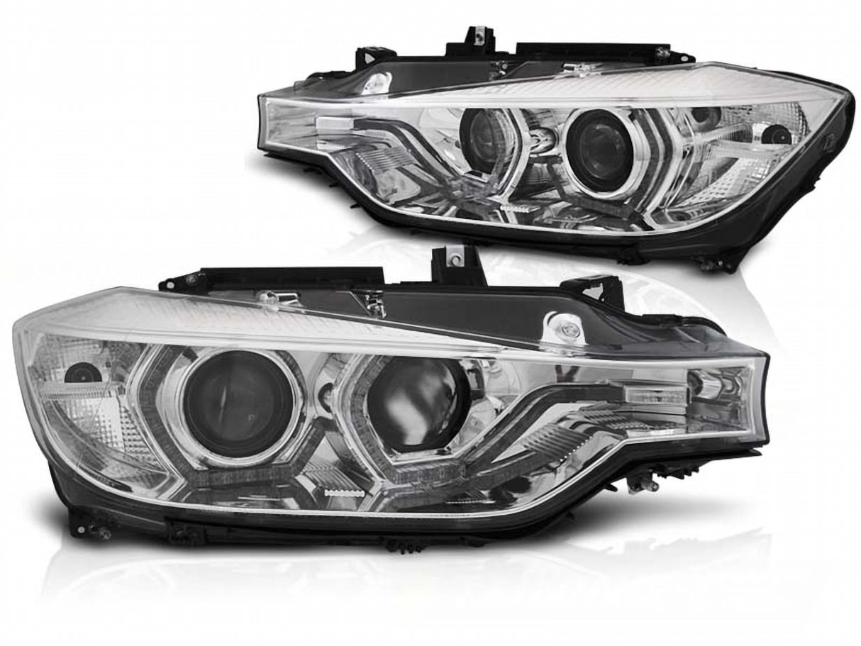 LED Scheinwerfer mit Tagfahrlicht Funktion und Kaltlichtoptik für BMW 3er F30 F31