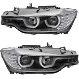 Scheinwerfer LED Tagfahrlicht mit Ringen für CR-Tuning für BMW E92 E93