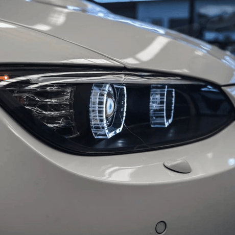 Scheinwerfer mit LED-Standlichtringen und Blinker, KFZ-Tuning Zubehör von CR-Tuning für BMW E92 E93