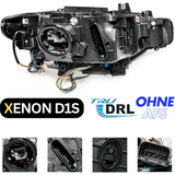 Xenon D1S Scheinwerfer Rückseite mit Kabeln und Anschlüssen, TRU DRL OHNE AFS
