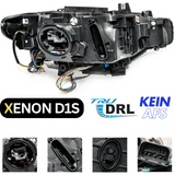 Xenon D1S Scheinwerfer Rückseite mit Kabeln und Anschlüssen, TRU DRL KEIN AFS