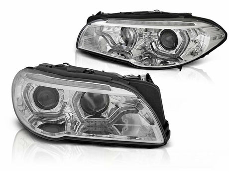 LED Scheinwerfer für BMW 5er E60 E61 mit Klarglas und moderner Optik