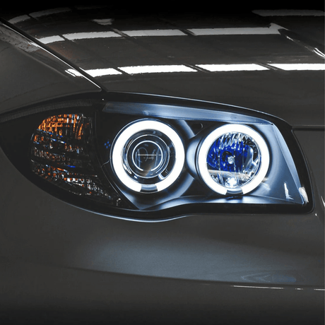 CCFL LED Angel Eyes Scheinwerfer Set für BMW 1er E87 E81 E82 E88 2004-2011 - CR Tuning