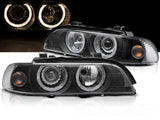Scheinwerfer mit Angel Eyes Ringen und Blinker, LED-Scheinwerfer für Tuning für BMW E46
