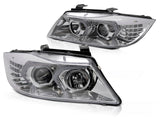 LED Scheinwerfer für BMW 3er E90 E91 mit Tagfahrlicht Funktion und Klarglas Optik