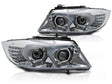 Voll LED Scheinwerfer Chrom für BMW 3er E90 E91 2005-2008, LED-Scheinwerfer Set