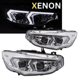 Xenon Scheinwerfer Set in chrom für BMW F32/F33 2013-2017 mit LED-DRL & Blinkern