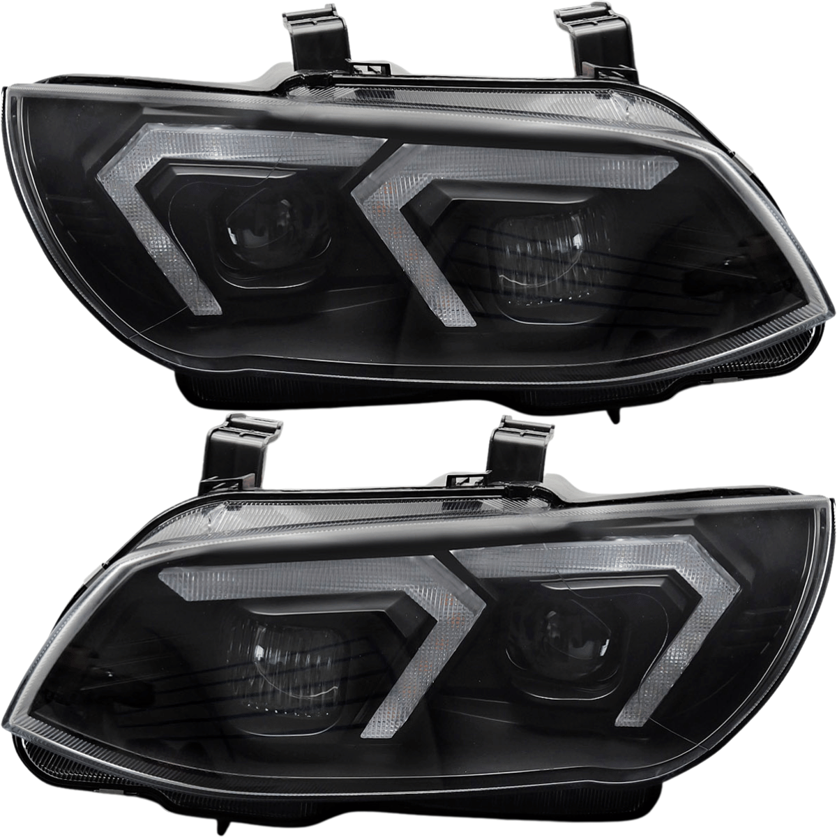 Voll LED Scheinwerfer Set für BMW 3er E92 Coupé & E93 Cabrio 2010–2013 mit LED Tagfahrlicht