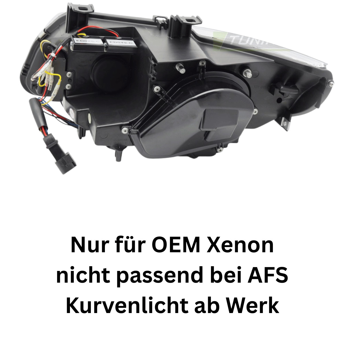 Xenon Scheinwerfer Set in schwarz für BMW 3er E92 E93 Facelift LCI 2010-2013 ohne AFS