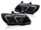 Xenon Scheinwerfer Set in schwarz für BMW 3er E92 E93 Facelift LCI 2010-2013 ohne AFS