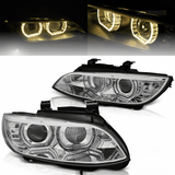 3D Angel Eyes Xenon Scheinwerfer Set für BMW 3er E92 Coupé 06–10 & E93 Cabrio 07–10