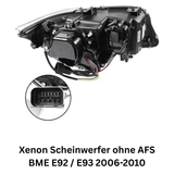 3D Angel Eyes Xenon Scheinwerfer Set für BMW 3er E92 Coupé 06–10 & E93 Cabrio 07–10