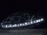 Led Scheinwerfer Set in chrom für Fiat Grande Punto 09.2005-2008