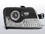 Led Scheinwerfer Set in schwarz für Fiat Panda 2003-2012
