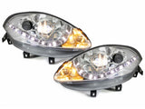 Led Scheinwerfer Set in chrom für Fiat Bravo 07-15