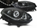 Led Scheinwerfer Set in schwarz für Fiat Bravo 07-15