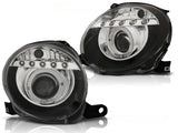 LED Scheinwerfer Set für Fiat 500 2007-2012 schwarz