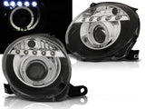 LED Scheinwerfer Set für Fiat 500 2007-2012 schwarz