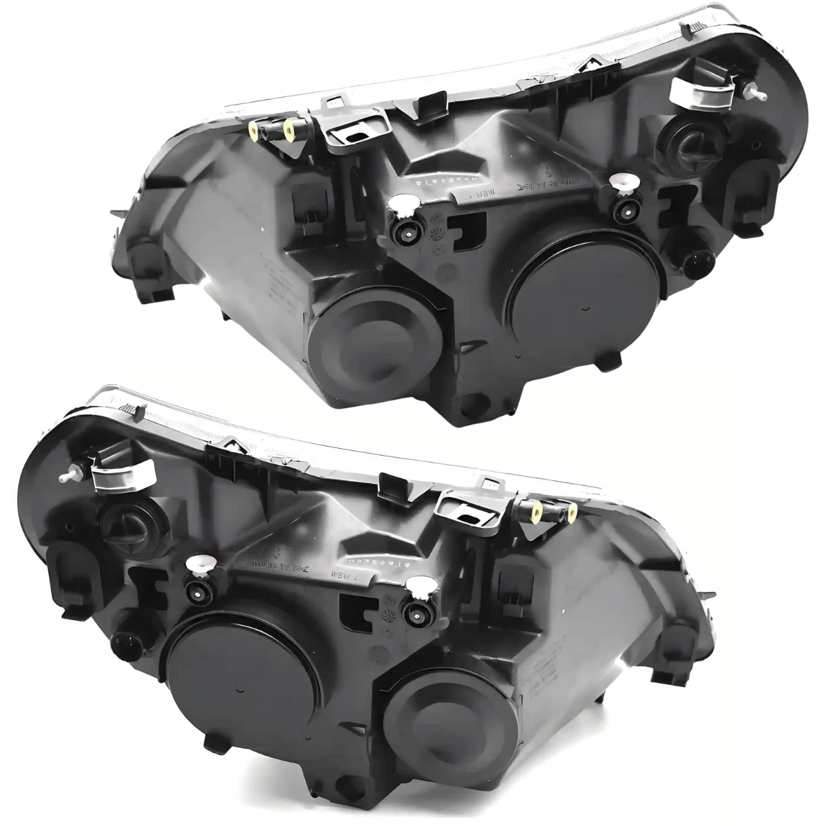 Schwarze Scheinwerfer Set für Fiat Ducato Citroen Jumper Peugeot Boxer 2010-2014 - CR Tuning