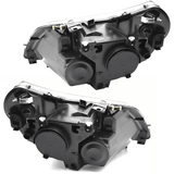 Schwarze Scheinwerfer Set für Fiat Ducato Citroen Jumper Peugeot Boxer 2010-2014 - CR Tuning