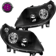 Schwarze Scheinwerfer Set für Fiat Ducato Citroen Jumper Peugeot Boxer 2010-2014 - CR Tuning