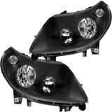 Schwarze Scheinwerfer Set für Fiat Ducato Citroen Jumper Peugeot Boxer 2010-2014 - CR Tuning
