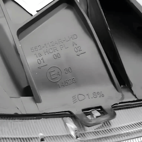 Schwarze Scheinwerfer Set für Fiat Ducato Citroen Jumper Peugeot Boxer 2010-2014 - CR Tuning