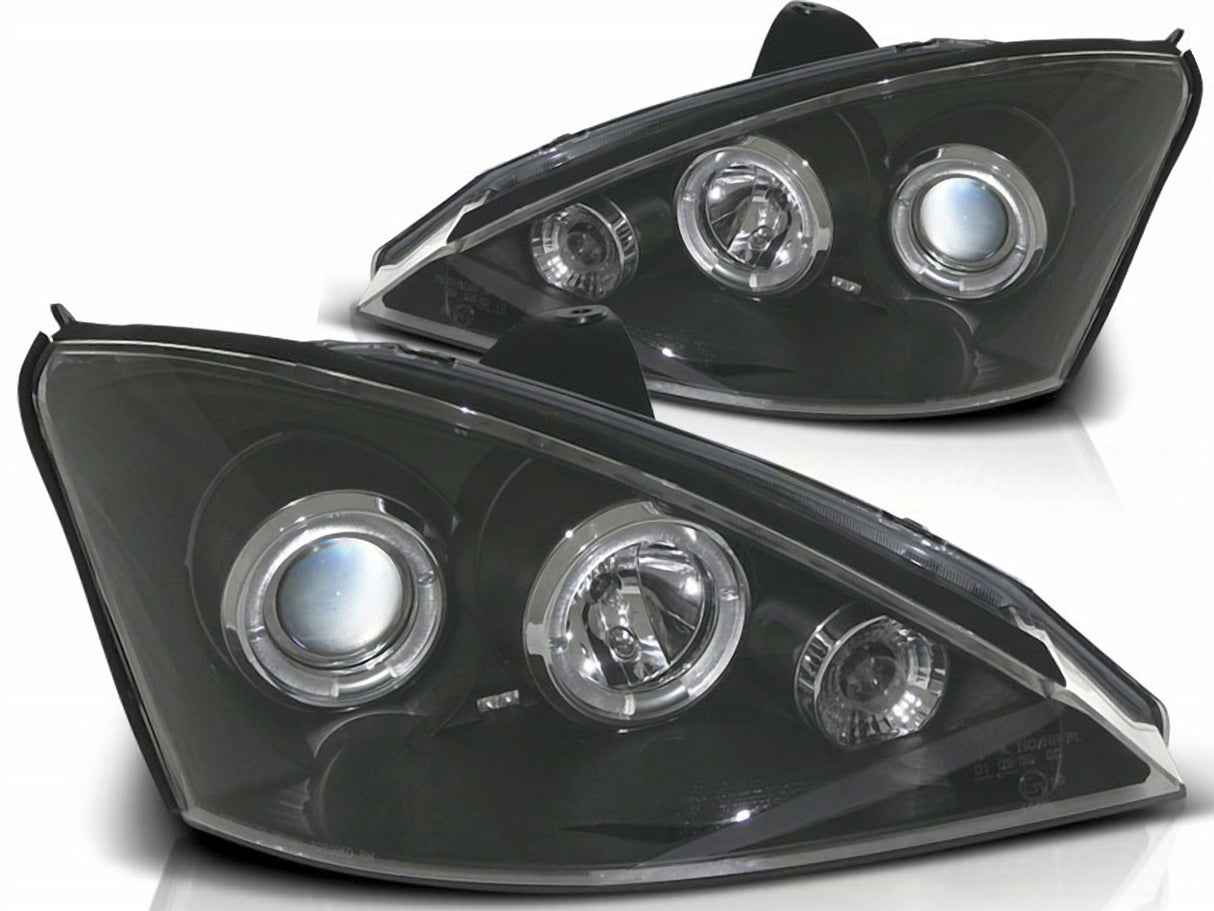 Angel Eyes Scheinwerfer für Ford Focus 11.2001-10.2004 schwarz