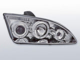 Angel Eyes Scheinwerfer Set in chrom für Ford Focus II 09.2004-01.08