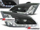 LED Scheinwerfer Set in schwarz für Ford Focus C307 09.2004-01.2008-