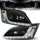 LED Scheinwerfer Set in schwarz für Ford Focus C307 09.2004-01.2008-