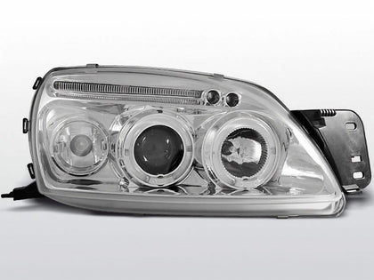 Angel Eyes Scheinwerfer Set in chrom für Ford Fiesta MK5 09.1999-04.02