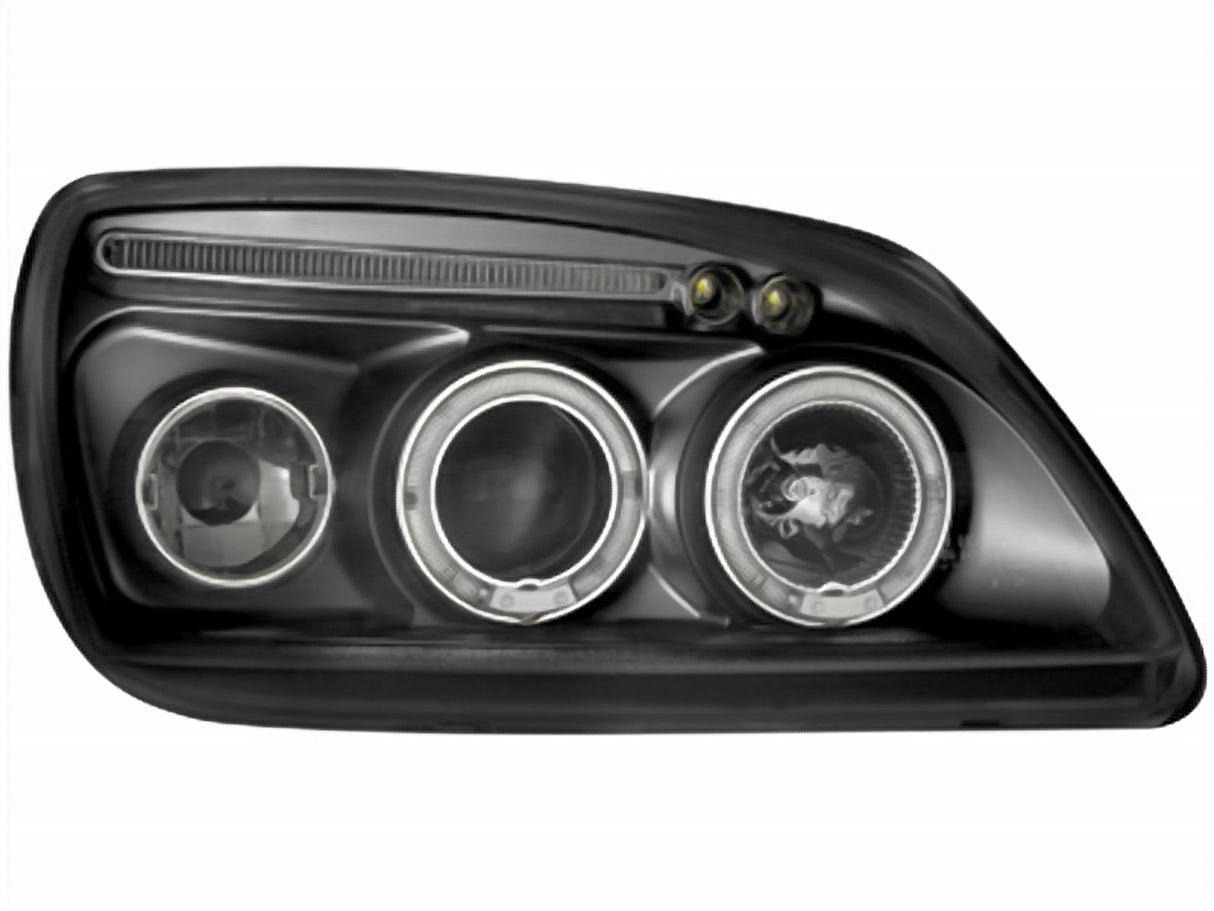 Angel Eyes Scheinwerfer für Ford Fiesta MK5 99-2000 schwarz