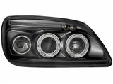 Angel Eyes Scheinwerfer für Ford Fiesta MK5 99-2000 schwarz