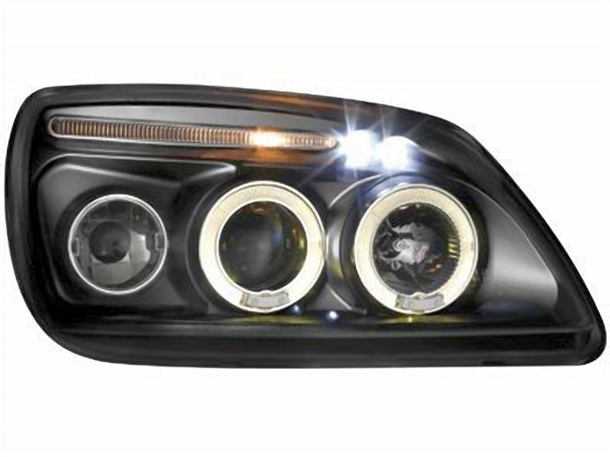 Angel Eyes Scheinwerfer für Ford Fiesta MK5 99-2000 schwarz