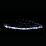 Scheinwerfer Set Schwarz mit LED Standlicht für Ford Mondeo 2007–2010 ohne AFS